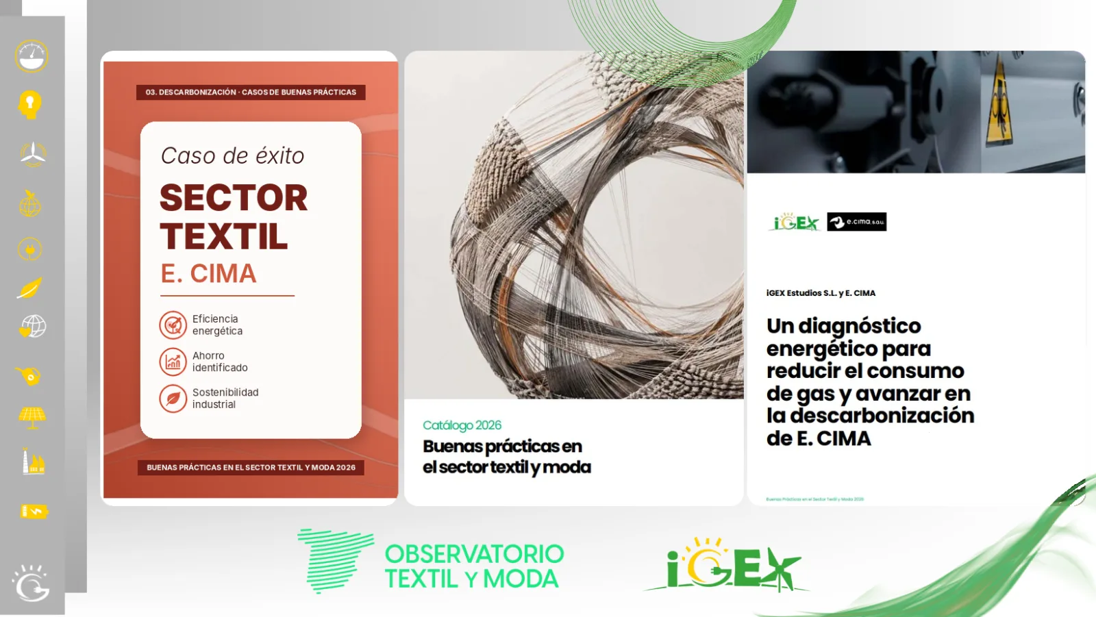 E. CIMA, caso de buenas prácticas en descarbonización en el Catálogo 2026 del Observatorio Textil y Moda
